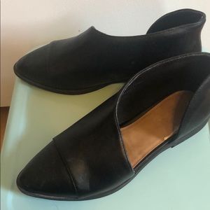 Never worn black flats